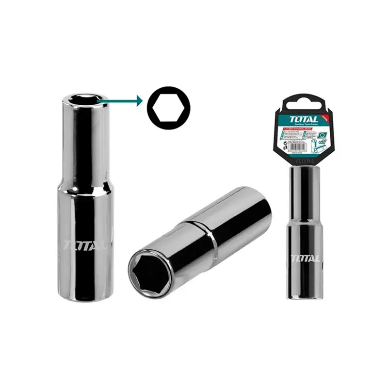 Total 1/2 Inch Drive 12 mm Deep Hexagonal Socket (THTST12123L) Pack of 5