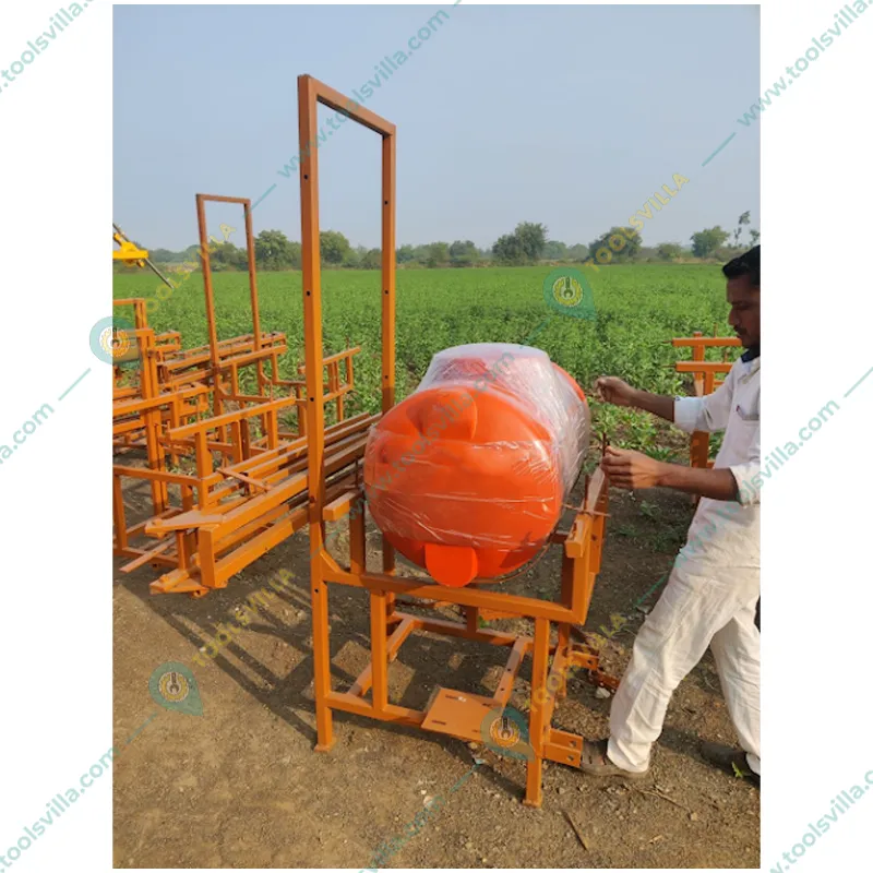 Tractor Mounted Single Spray Boom Sprayer of 200 L Tank Capacity with 12 Nozzles
