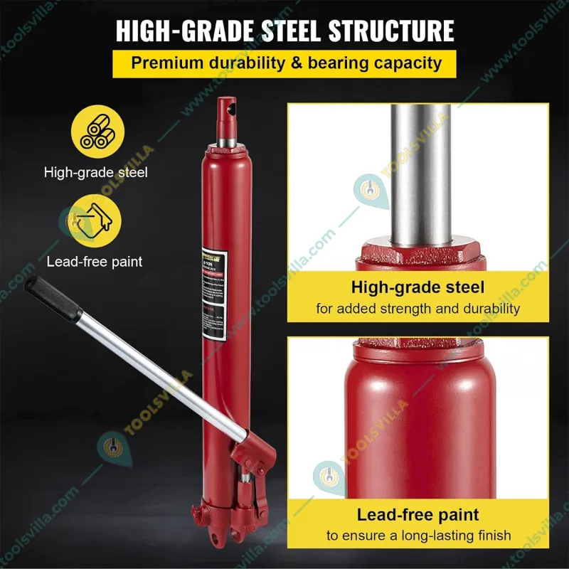 Hyco 12 Ton Long Hydraulic Ram Jack, with 1161 mm Maximum Lifting Height