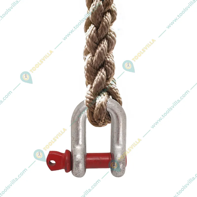 Heavy Duty G80 Alloy Steel 12 Ton Screw Pin Type D Shackle For Lifting