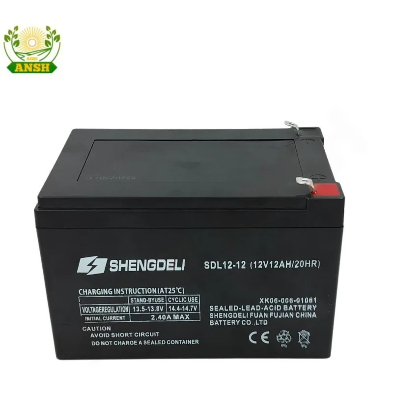Agriansh 12 Volt, 12 Amp D.C Battery for Battery Sprayer