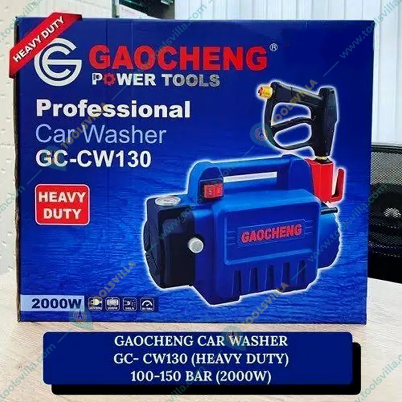 Gaocheng 150 Bar, 2000 W Pressure Washer With Accessories (GC-CW130)