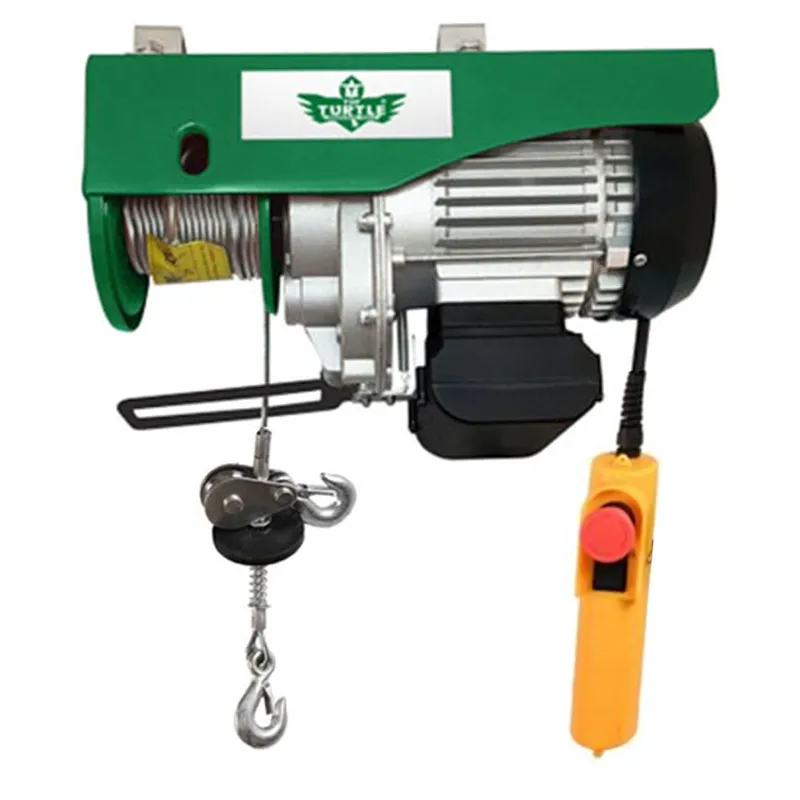 Turtle PA 500 kg Electric Hoist with 1.5 HP Copper Winding Motor, 4 mm diameter & 25 meter long Wire Rope