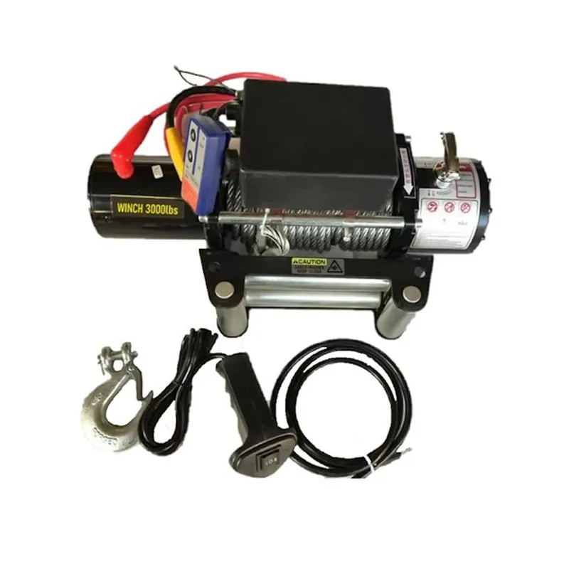 Nutronics 1360 Kg (3000 lbs) Electric Winch for Towing ATV/UTV Off Road with Mounting Bracket Wire Remote (EWK3000)