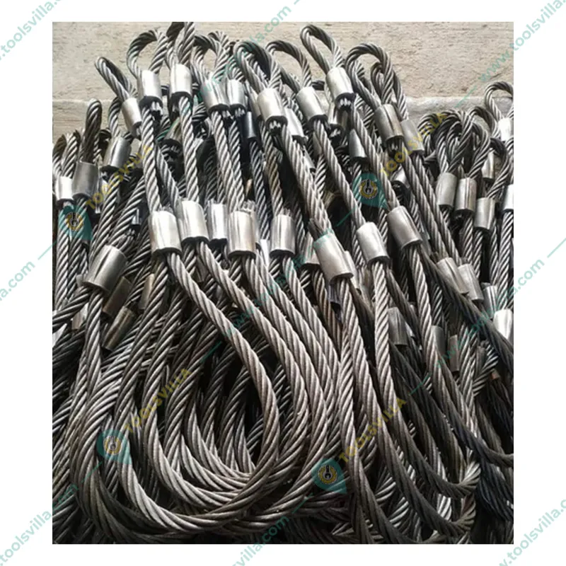 National 13 mm 9 meter Wire Rope Sling For Lifting, Rigging and Material Handling