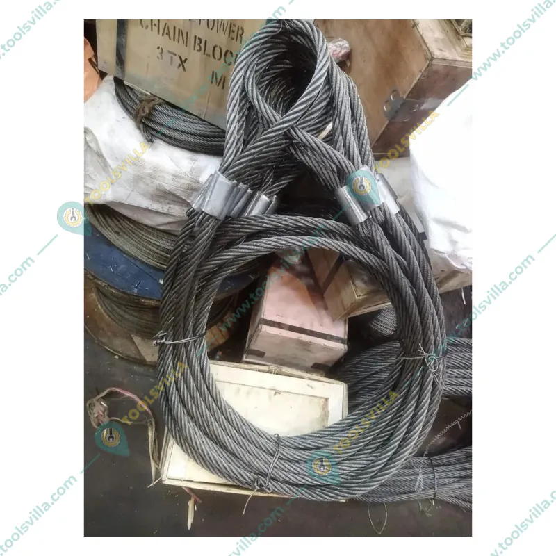 National 13 mm 9 meter Wire Rope Sling For Lifting, Rigging and Material Handling
