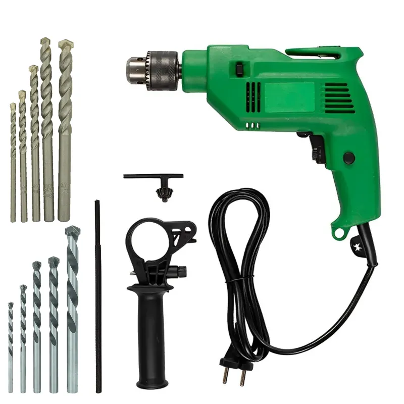 Heavy Duty 13mm, 400W Reverse Forward Electric Rotary Drill With Accessories