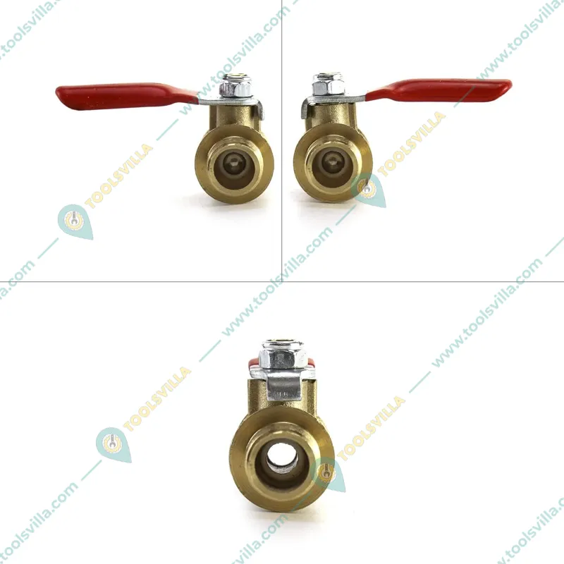 10 Pcs Of 1/2 Inch Male x 1/4 Male Ball Valve For HTP Pump