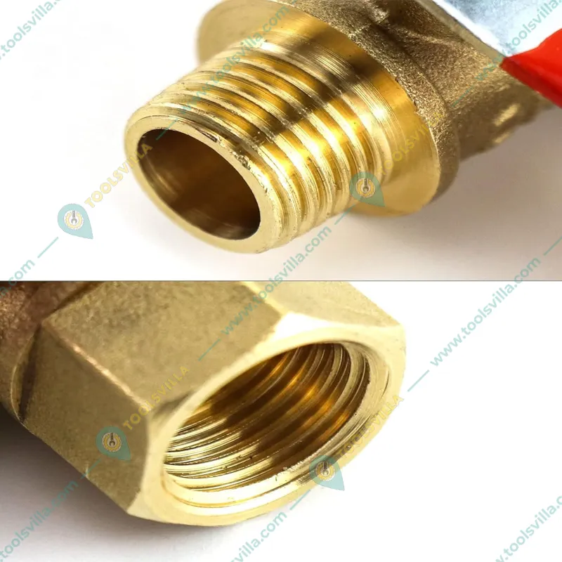 10 Pcs Of 1/2 Inch Male x 1/4 Male Ball Valve For HTP Pump