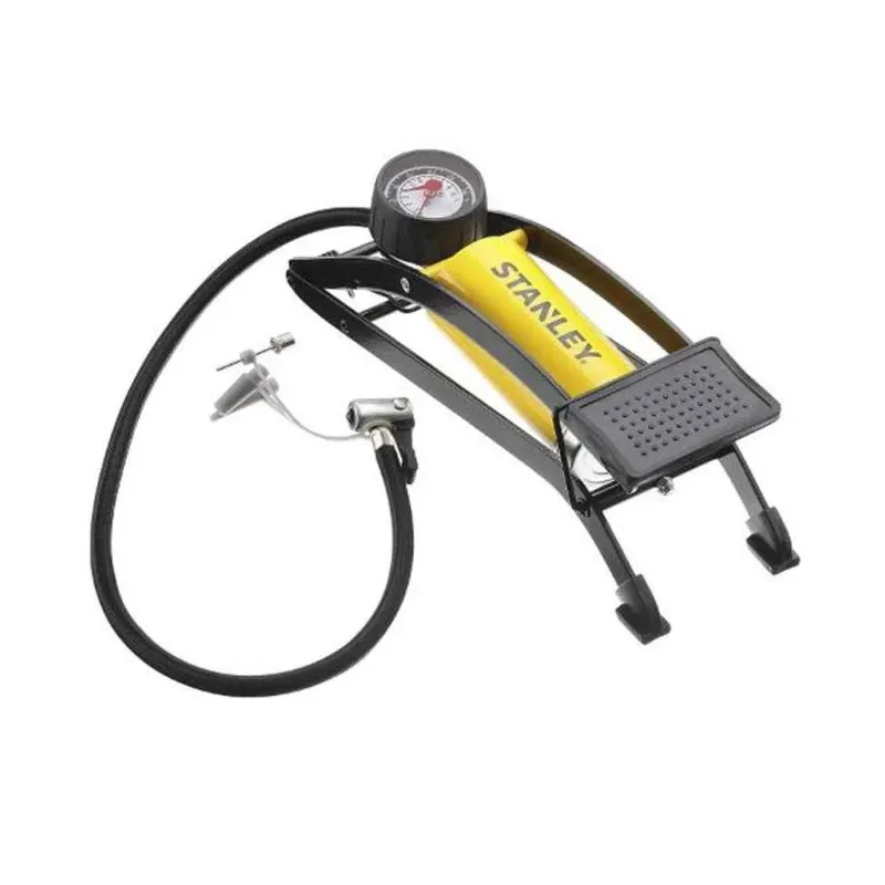 Stanley 145 Psi High Pressure Cylindrical Pedal Pump Tyre Inflator (STHT80894-1)