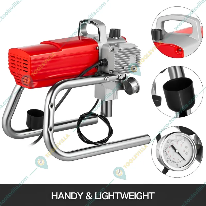 Techno 1.8 Liter Airless Paint Sprayer, 3200 Psi (P-450R)