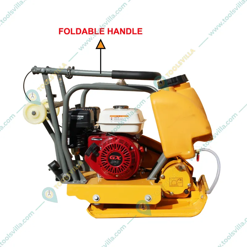 ASHOK 1500N Plate Compactor With 4 HP Petrol Engine Useful For Flattening Paving Bricks, Marble etc. In Construction