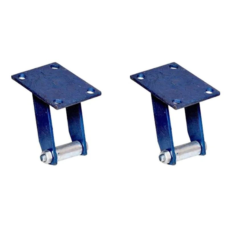 Heavy Duty 6 x 3 inch MS Movable Swivel Caster, 6 mm Plate - Pack of 2