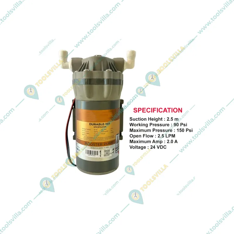 Simar Agro Fogger Pump 150 GPD for Fogger Kit System	