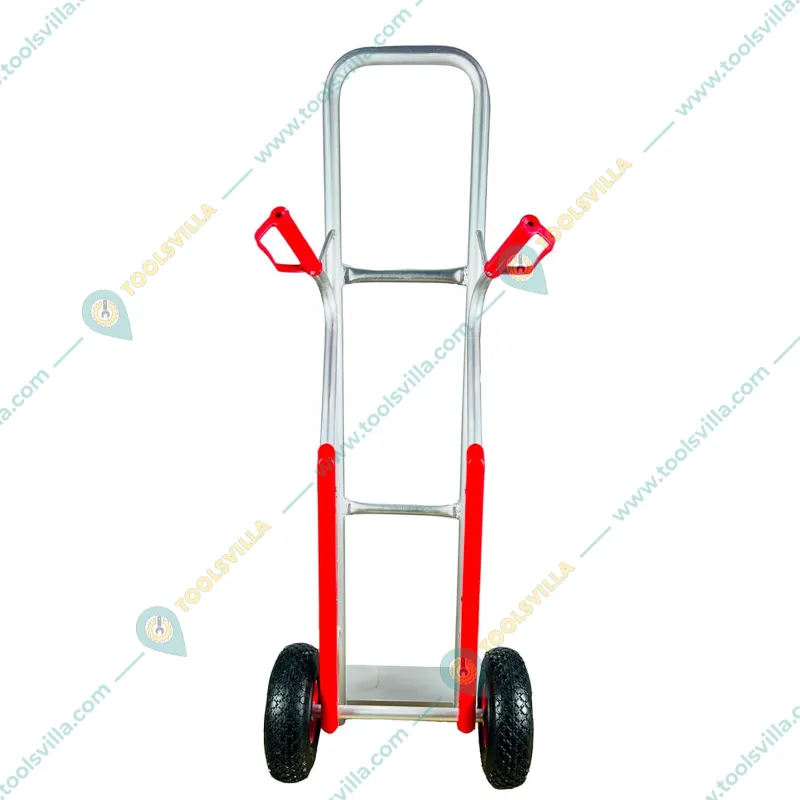Welbuilt® 150kg Load Capacity Aluminum Hand Cart with Pneumatic Wheels For Multi-Purpose Use 