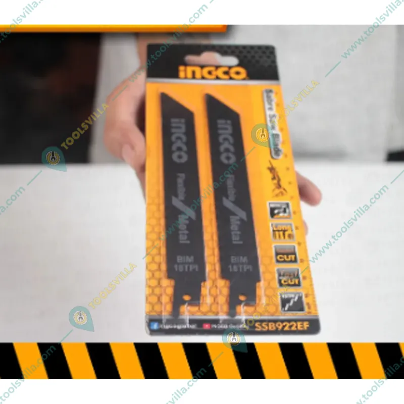 Ingco 2 Pcs 150 mm Reciprocating Saw Blades for Metal Cutting (SSB922EF) - Pack of 1