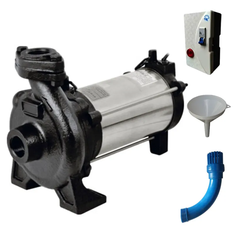 Sharp 1.5Hp Single Phase Openwell Submersible Pump, 36m Max. Head With Starter, One Bend, One Funnel - 1 Year Warranty