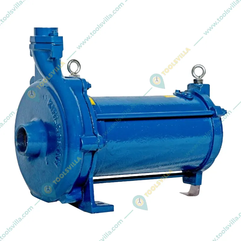 Kirloskar(KOSi-Cast Iron-1.522) 1.5HP Single Phase Openwell Submersible Pump, 50X40mm With Control Panel, 1 Year Warranty