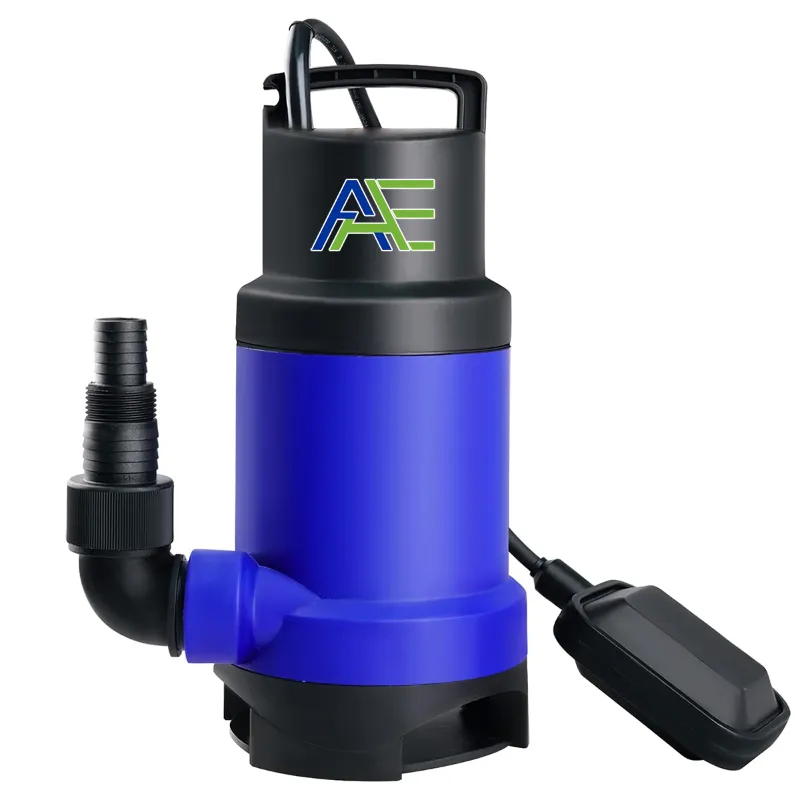 Alfa 1.5Hp Single Phase PP Body Dewatering Sewage Submersible Pump, 10m Head, 15000 LPH - 1 Year Warranty
