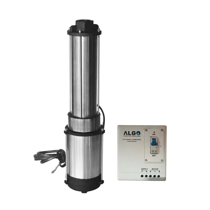 Algo VERNA+ 1.5 HP 1 inch Single Phase Vertical Openwell Submersible Pump with Control Panel- 1 Year Warranty(VP10-6/15S-HF)