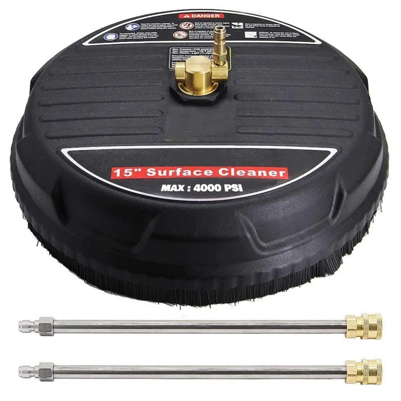 Shakti Technology 15 Inch Pressure Washer Surface Cleaner with 2 Pcs 15 Inch Extension Rod (DP-33)