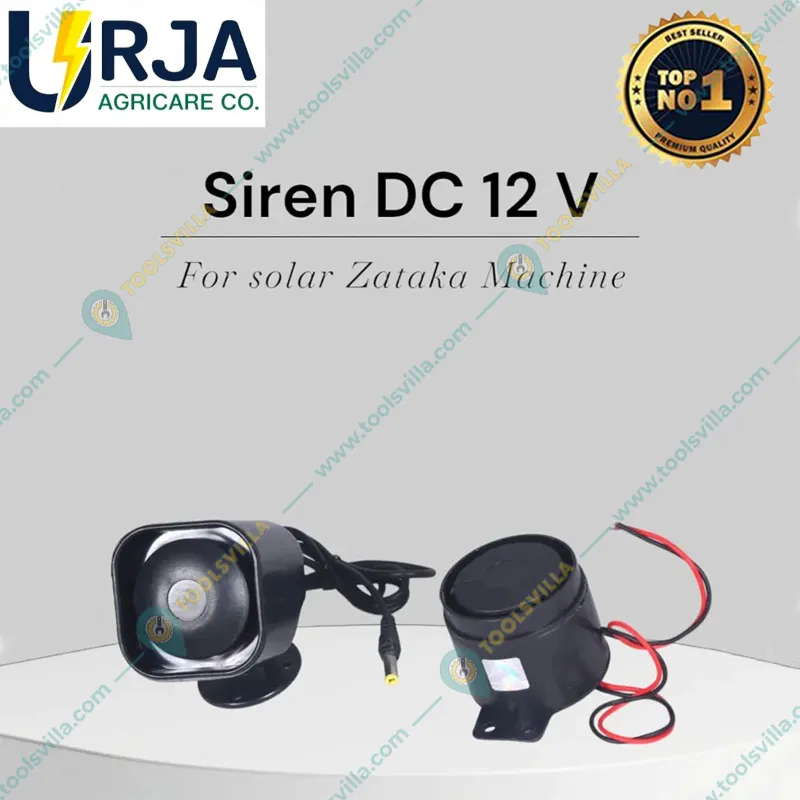 Urja 15 KV Solar Fence Energizer for 70 Acre Area with Cables, Siren and 2 Piece Warning Plates (1 Year Warranty on Machine)