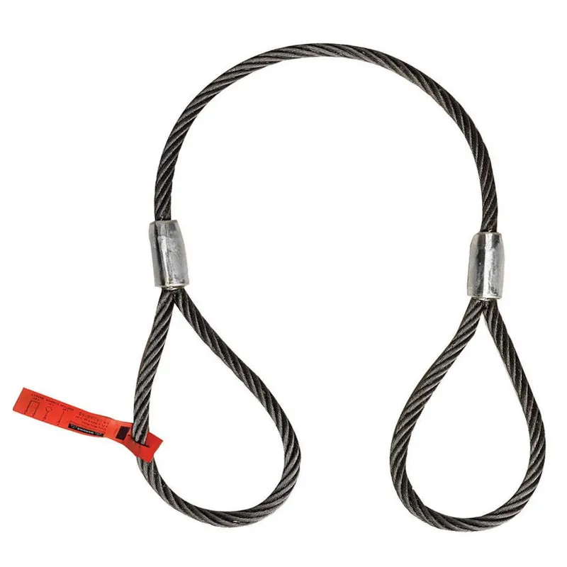 MAHADEV 15 mm 7 Meter Wire Rope Sling, 2600 kg load capacity,6x19 Steel Core For Lifting, Rigging and Material Handling