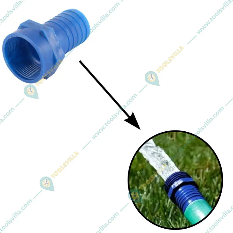 Hose Nipple PP 0.5 Inch  Inner Threaded (Pack of 5)