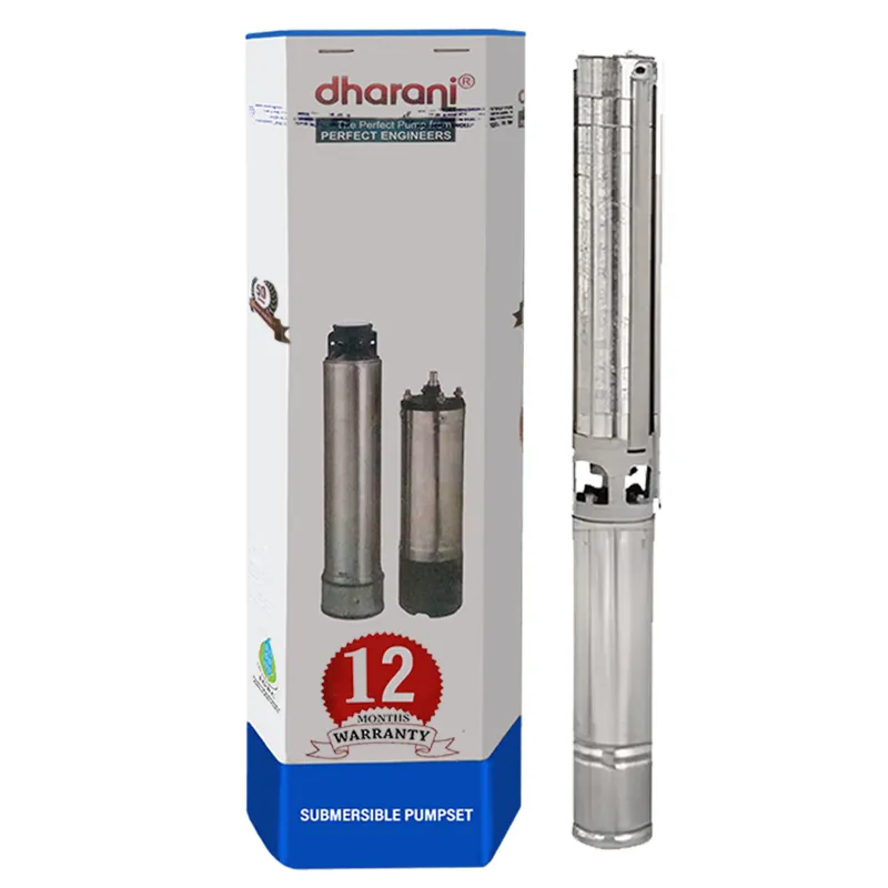 Dharani 1.5Hp 15 Stage 4"(V4) 1Ph K-Series Oil Filled Submersible Pump (4DOCPK4E/1.50-15(32)) - 1 Year Warranty