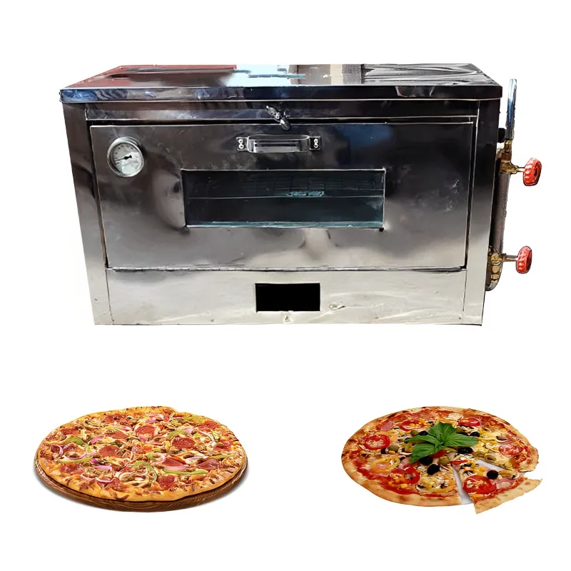 Heavy Duty 16 x 24 Inch Gas Operated Stone Based Pizza Oven, 6 Pizza 