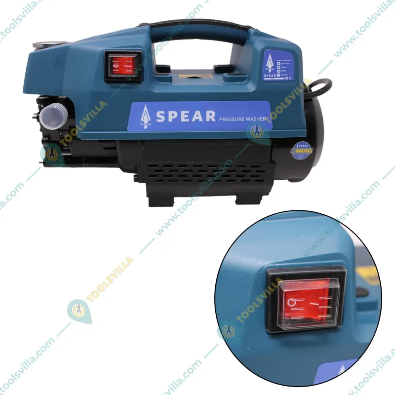 SPEAR 160 Bar 2500W Pressure Washer With Spray Gun And Other Accessories