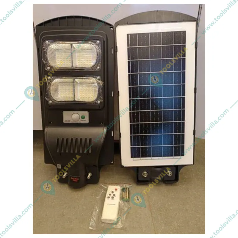 Gramstrong Solar Street Light of 60 W 160 LEDs, Waterproof Motion Sensor Outdoor Light with Remote (2 Year Warranty)