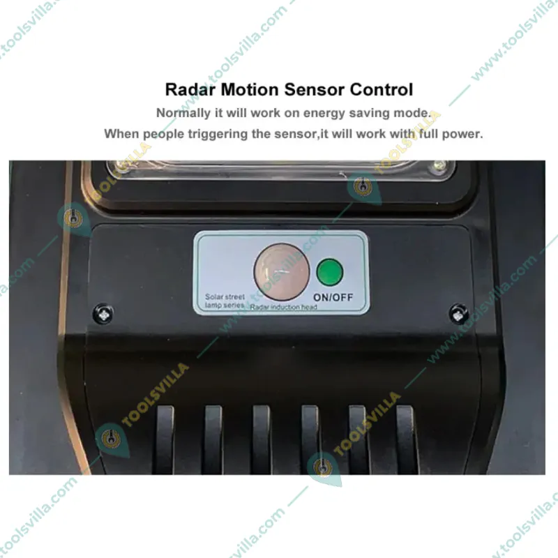 Gramstrong Solar Street Light of 60 W 160 LEDs, Waterproof Motion Sensor Outdoor Light with Remote (2 Year Warranty)
