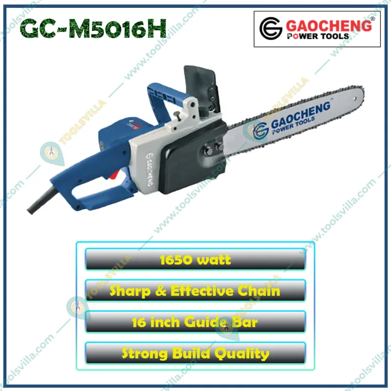 Gaocheng 1650 watt Professional Electric Chainsaw with 16 inch Guide Bar | Ideal for Garden, Farm | GC-M5016H