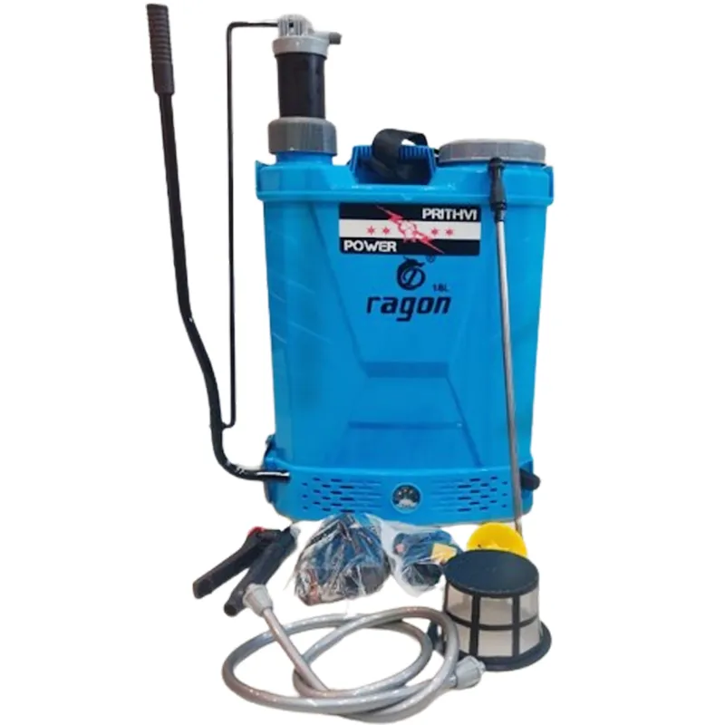 Prithvi Manual Plus Battery 2 in 1, 16 Liter Agriculture Backpack 12V/12A Battery Sprayer