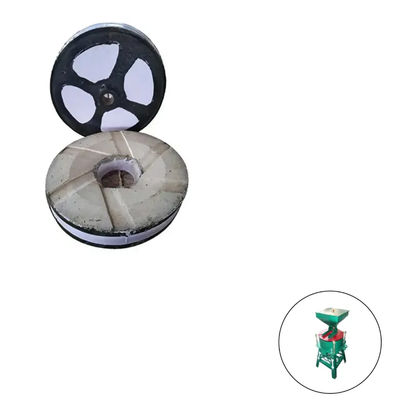 Black Emery Stone for 16 inch (400mm) Horizontal Type Janta Flour Mill (One Pair)