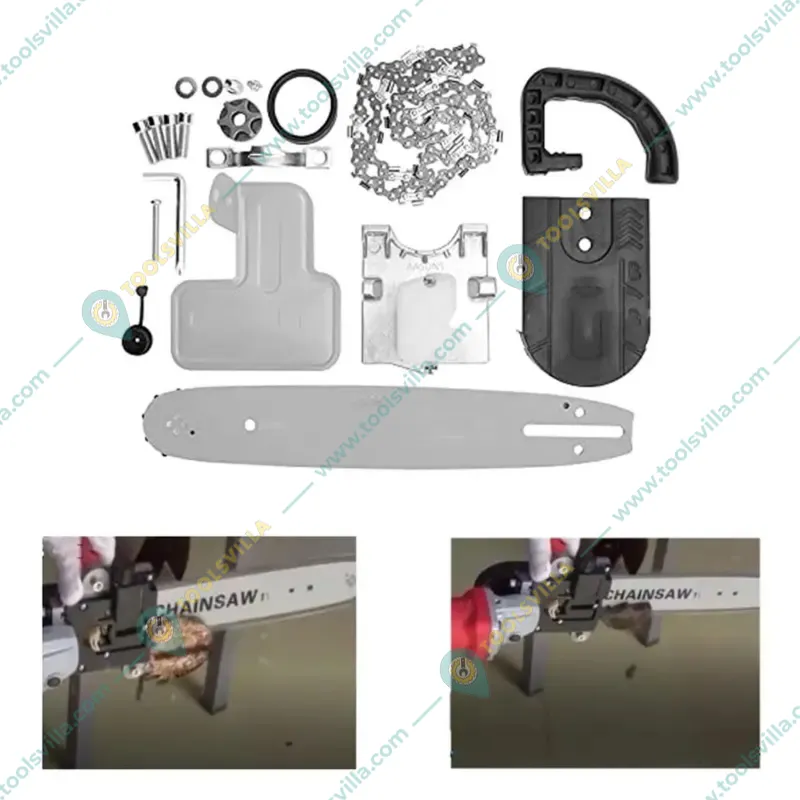 16 inch Electric Chainsaw Bracket Adapter (Spare Part) Set for Angle Grinder