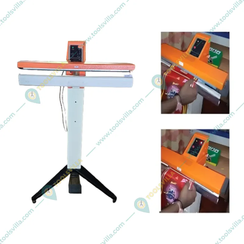 Boss Pack Impulse Type Heavy Duty 16 inch Foot Sealer of 2 mm Sealing Width with 1 Year Warranty