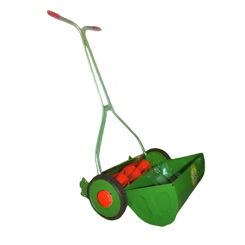 Leo Side Wheel Type 16 inch (400 mm) Steel Frame Manual Lawn Mower | Ideal for Grass Cutting/Trimming | 0378