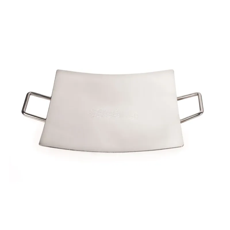 Commercial 16 inch Square Tawa Platter of 3 mm Thickness, Stainless Steel Body, for Catering Purpose