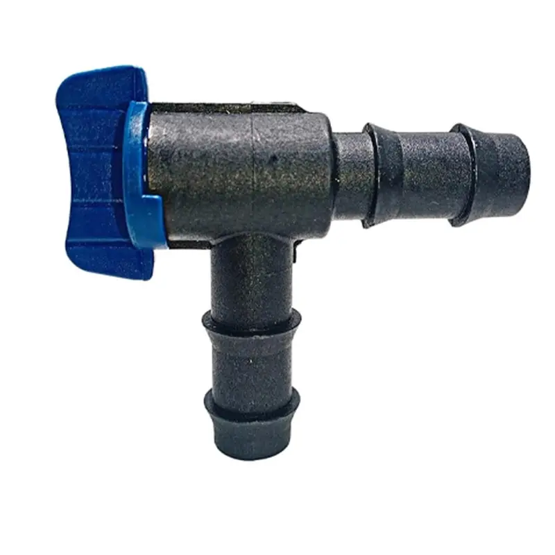 16mm Elbow Connector with TAP L Cock-L Type Valve for Drip Irrigation (Pack of 100Pcs)