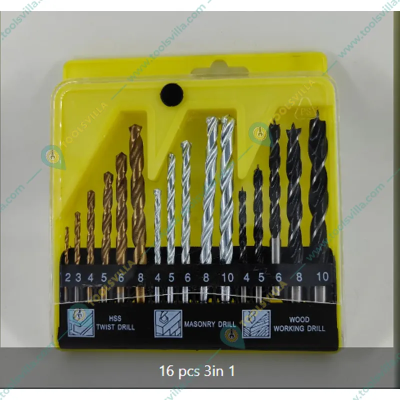 Premium Quality 16 Pcs 3 in 1 Drill Bit Set