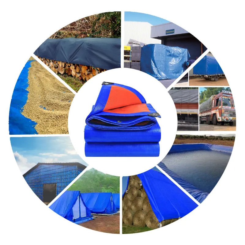 Siddhi 170 GSM HDPE, Waterproof, UV Protected Tarpaulin Sheet | Zero Filler and 100% Virgin(Size-9 feet X 6 feet)