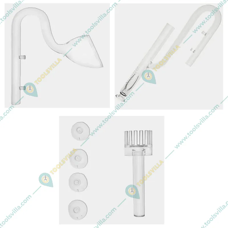 Glass Lily Pipe with Surface Skimmer Inflow Outflow for Canister Filter (17 mm) Aquarium Tool