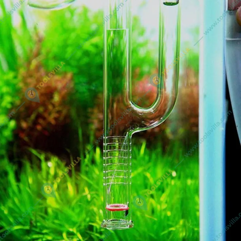 Glass Lily Pipe with Surface Skimmer Inflow Outflow for Canister Filter (17 mm) Aquarium Tool