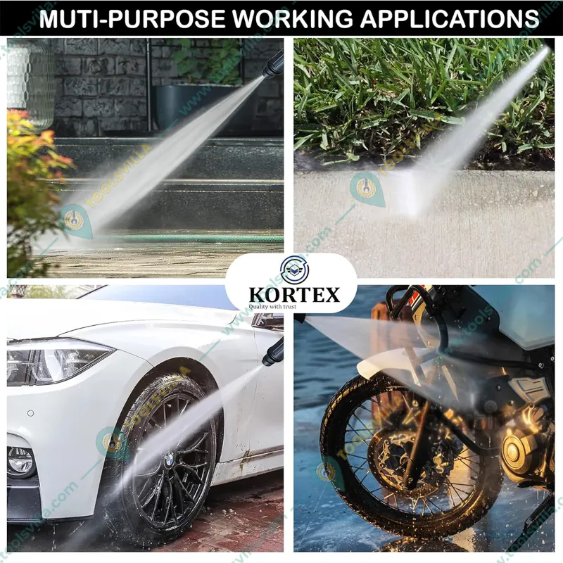 Kortex-B5 Copper Winding 130 Bar High Pressure Car Washer Machine, 1800 Watt