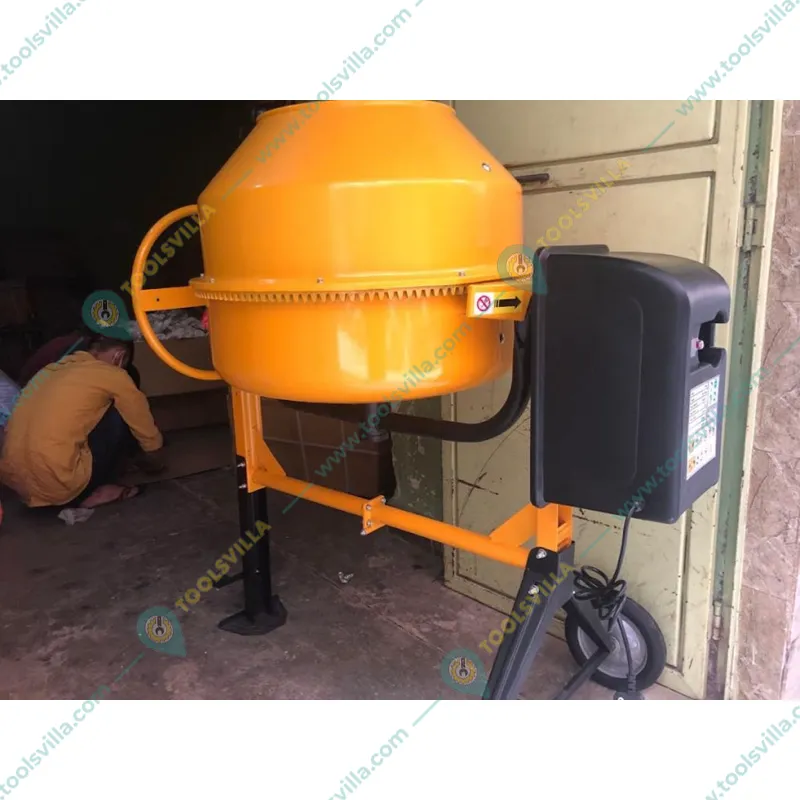 Heavy Duty 200L 800 Watt Steering Type Mini Concrete Mixer