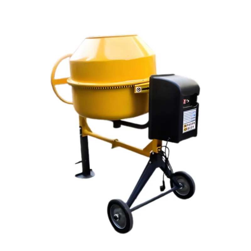 Heavy Duty 200L 800 Watt Steering Type Mini Concrete Mixer