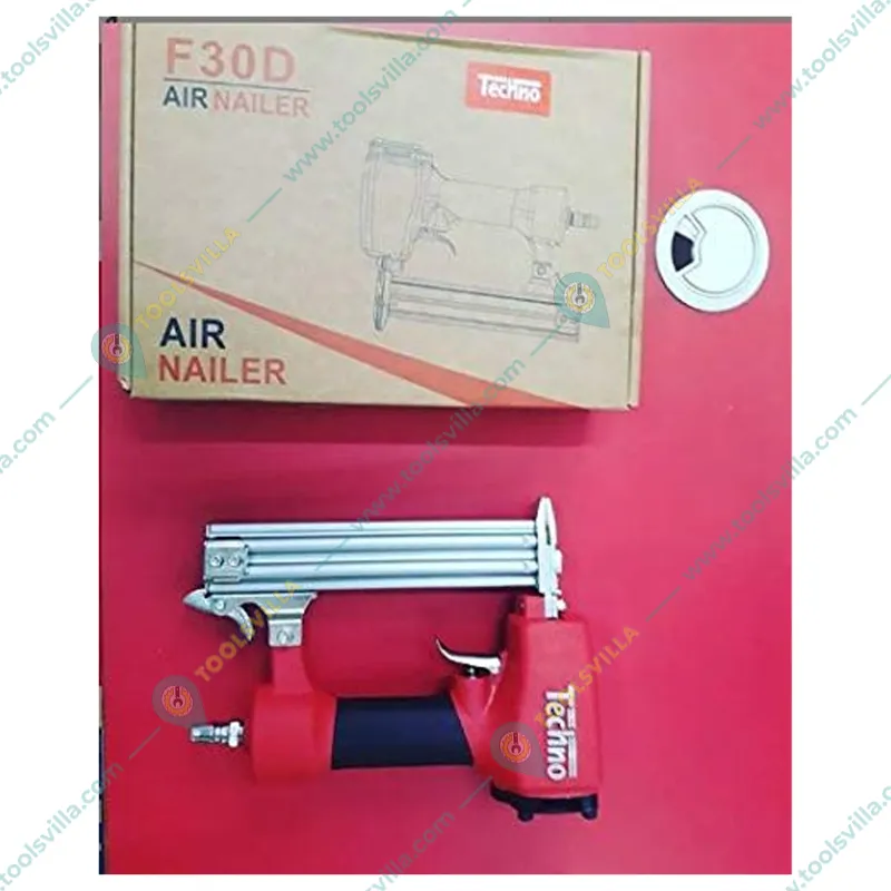 Techno 1/4" 18 Gauge 8.3 Bar Working pressure and 0.8 SCFM Brad Nailer (F30D)