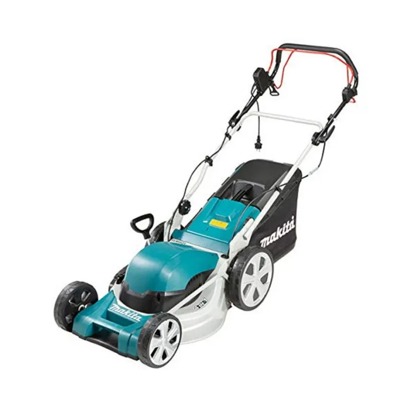 Makita ELM 4621, 18 Inch 1800 Watt Self Propelled Electric Lawnmower For Grass Cutting & Trimming  